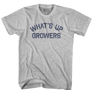 What's Up Growers Womens Cotton Junior Cut T-Shirt by Ultras What's Up Growers Womens Cotton Junior Cut T-Shirt by Ultras