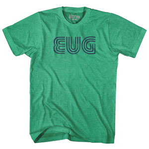 Eugene EUG Airport Adult Tri-Blend T-shirt - Kelly