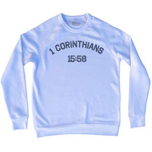 1 Corinthians 15 58 Adult Tri-Blend Sweatshirt by Ultras