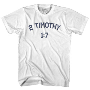 2 Timothy 1 7 3 16-17 Adult Cotton T-Shirt by Ultras