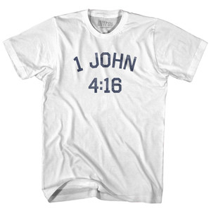 1 John 4 16 Youth Cotton T-Shirt by Ultras