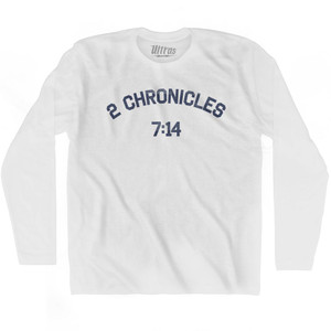 2 Chronicles 7 14 Adult Cotton Long Sleeve T-Shirt by Ultras