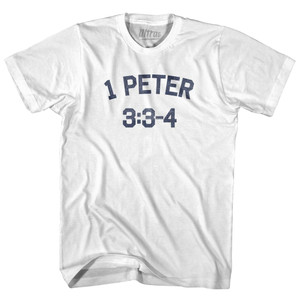 1 Peter 3 3-4 Adult Cotton T-Shirt by Ultras
