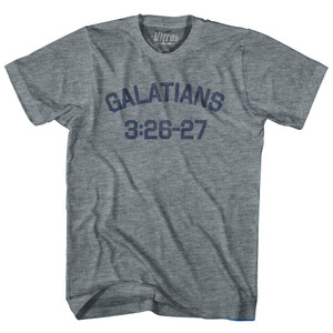 Galatians 3 26-27 Womens Tri-Blend Junior Cut T-Shirt by Ultras Galatians 3 26-27 Womens Tri-Blend Junior Cut T-Shirt by Ultras