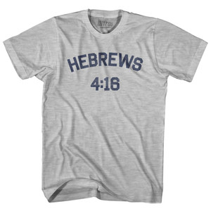 Hebrews 4 16 Womens Cotton Junior Cut T-Shirt by Ultras