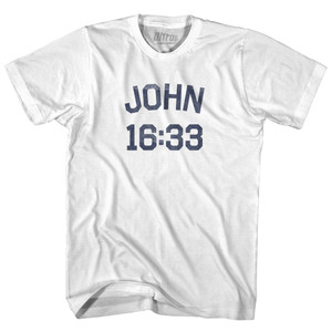 John 16 33 Adult Cotton T-Shirt by Ultras