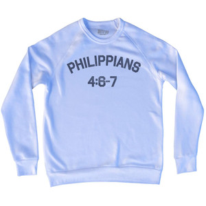Philippians 4 6-7 Adult Tri-Blend Sweatshirt by Ultras