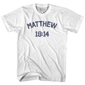 Matthew 19 14 Womens Cotton Junior Cut T-Shirt by Ultras