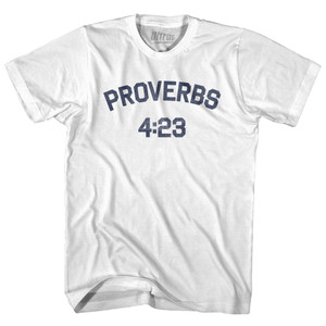 Proverbs 4 23 Womens Cotton Junior Cut T-Shirt by Ultras