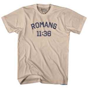Romans 11 36 Adult Cotton T-Shirt by Ultras