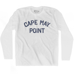 Cape May Point Adult Cotton Long Sleeve T-Shirt by Ultras