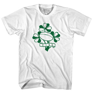 Ireland Eire Rugby Clover Womens Cotton Junior Cut T-Shirt by Ultras
