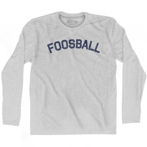 Foosball Adult Cotton Long Sleeve T-Shirt by Ultras