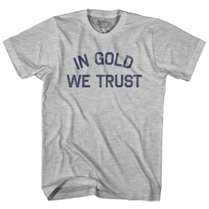 In Gold We Trust Youth Cotton T-Shirt by Ultras In Gold We Trust Youth Cotton T-Shirt by Ultras