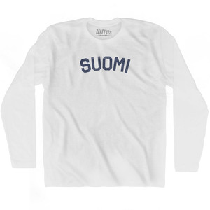 Suomi Adult Cotton Long Sleeve T-Shirt by Ultras