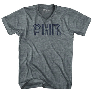 Friday Harbor Airport FHR Adult Tri-Blend V-neck T-shirt - Athletic Grey Friday Harbor Airport FHR Adult Tri-Blend V-neck T-shirt - Athletic Grey