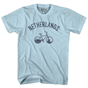 Netherlands Vintage Bike Adult Cotton T-Shirt by Ultras