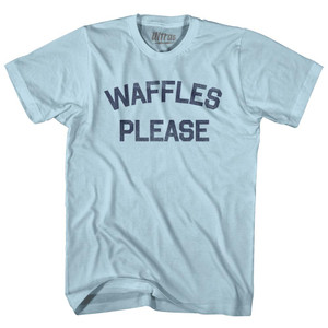 Waffles Please Adult Cotton T-Shirt by Ultras
