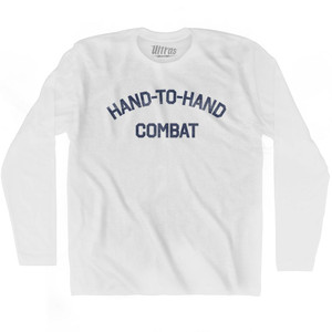 Hand To Hand Combat Adult Cotton Long Sleeve T-Shirt by Ultras