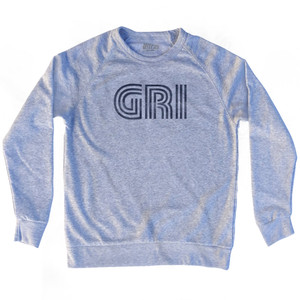 Grand Airport Island GRI Adult Tri-Blend Sweatshirt - Heather Grey Grand Airport Island GRI Adult Tri-Blend Sweatshirt - Heather Grey
