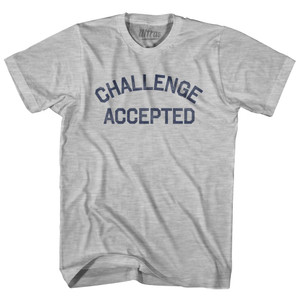 Challenge Accepted Youth Cotton T-shirt - Grey Heather