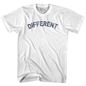 Different Womens Cotton Junior Cut T-Shirt - White Different Womens Cotton Junior Cut T-Shirt - White