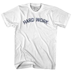 Hard Work Youth Cotton T-shirt - White