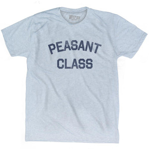 Peasant Class Adult Tri-Blend T-shirt - Athletic White