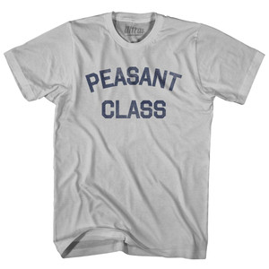 Peasant Class Adult Cotton T-shirt - Cool Grey
