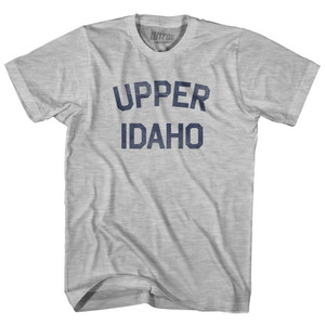 Upper Idaho Adult Cotton T-shirt - Grey Heather Upper Idaho Adult Cotton T-shirt - Grey Heather