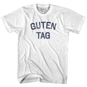 Guten Tag - German For Hello Adult Cotton T-shirt - White