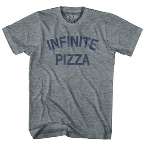 Infinite Pizza Adult Tri-Blend T-shirt - Athletic Grey