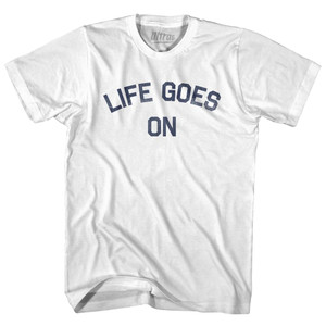Life Goes On Youth Cotton T-shirt - White Life Goes On Youth Cotton T-shirt - White