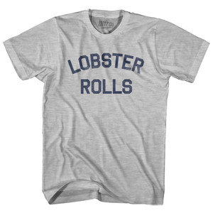 Lobster Rolls Adult Cotton T-shirt - Grey Heather