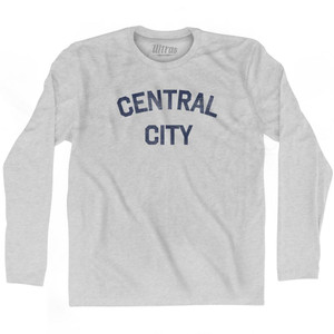 Central City Adult Cotton Long Sleeve T-shirt for Sale by Ultras