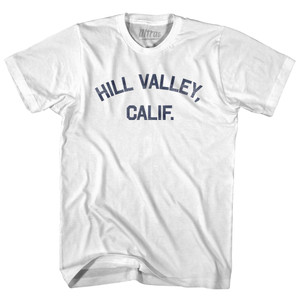 Hill Valley, Calif Adult Cotton T-shirt for Sale by Ultras