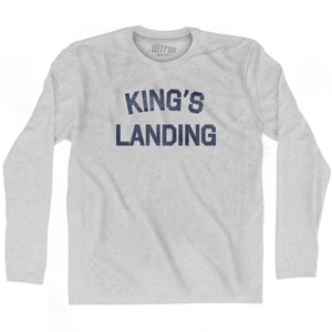 King's Landing Adult Cotton Long Sleeve T-shirt for Sale by Ultras