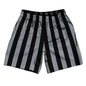 Dark Gray & Black Vertical Stripe Athletic Running Fitness Exercise Shorts 7" Inseam Shorts Made In USA by Ultras Dark Gray & Black Vertical Stripe Athletic Running Fitness Exercise Shorts 7" Inseam Shorts Made In USA by Ultras