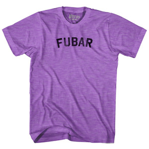 Fubar Adult Tri-Blend T-shirt - Heather Purple