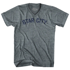Star City Adult Tri-Blend V-neck T-shirt for Sale | Ultras, Shirt, Tees, Buy Now