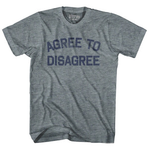 Agree To Disagree Womens Tri-Blend Junior Cut T-Shirt by Ultras