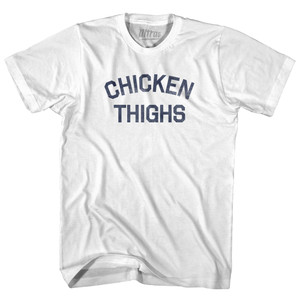 Chicken Thighs Womens Cotton Junior Cut T-Shirt by Ultras