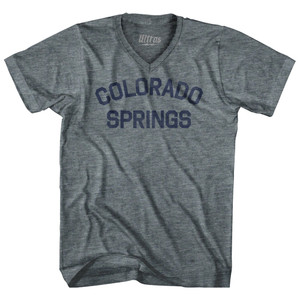 Colorado Springs Adult Tri-Blend V-neck T-shirt by Ultras Colorado Springs Adult Tri-Blend V-neck T-shirt by Ultras