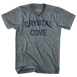 Crystal Cove Tri-Blend V-neck Womens Junior Cut T-shirt by Ultras Crystal Cove Tri-Blend V-neck Womens Junior Cut T-shirt by Ultras