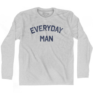 Everyday Man Adult Cotton Long Sleeve T-shirt by Ultras