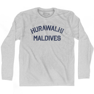 Hurawalhi Maldives Adult Cotton Long Sleeve T-shirt by Ultras Hurawalhi Maldives Adult Cotton Long Sleeve T-shirt by Ultras