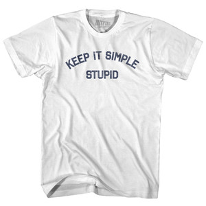 Keep It Simple Stupid Adult Cotton T-shirt by Ultras