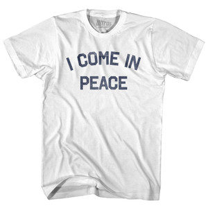 I Come In Peace Youth Cotton T-shirt by Ultras