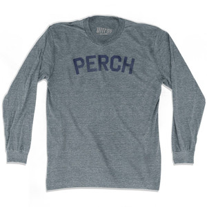 Perch Adult Tri-Blend Long Sleeve T-shirt by Ultras