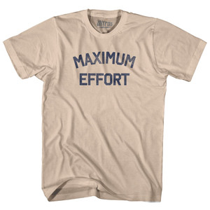 Maximum Effort Adult Cotton T-shirt by Ultras